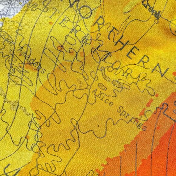 Island Haze Aussie Mens Board Shorts Sz S Surfer Beach Map of Australia Graphic - Picture 6 of 7